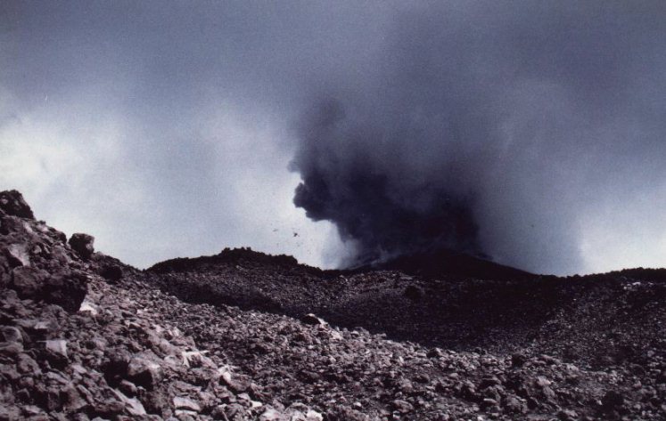 Arenal Mountain Erupting